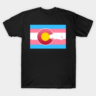 Colorado Flag Trans Transgender Pride T-Shirt